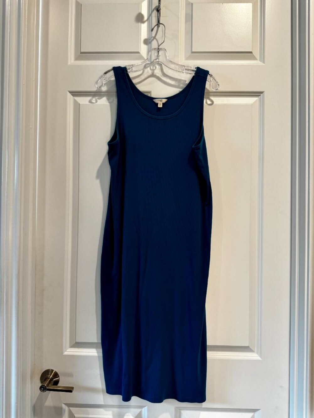 Terra & Sky Ribbed Tank Dress Bundle Lot of 2 - Teal & Magenta Plus Size 0X 14W - Picture 5 of 14
